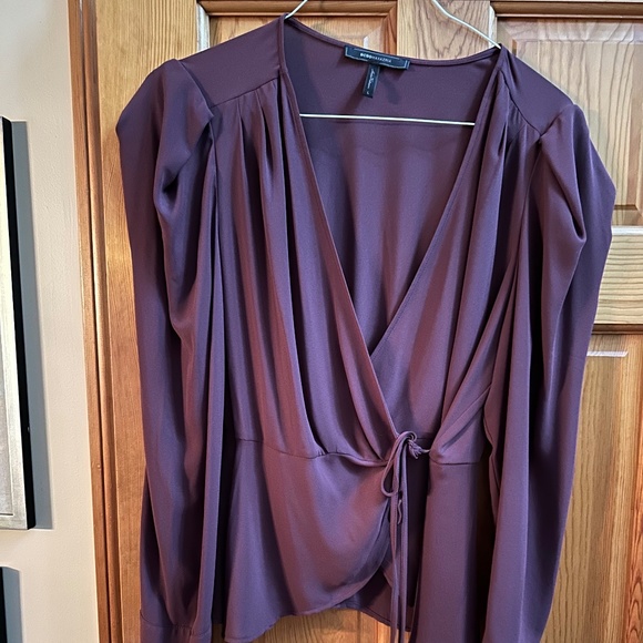 Tie wrap peplum blouse - Picture 1 of 4